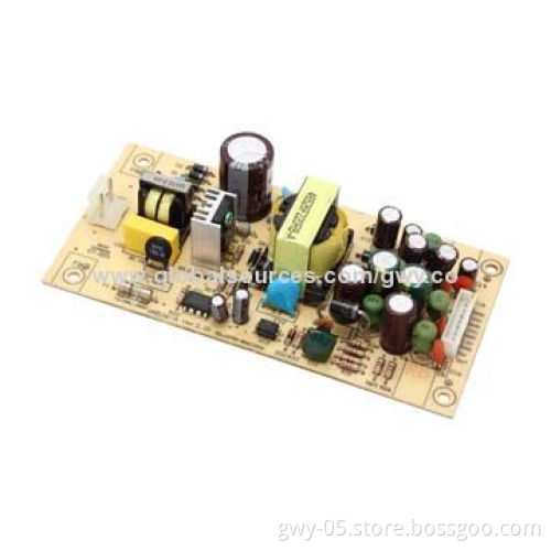 Switch Power Supply with Four Output of +5V/+12V/22V/30V, 20W, Measures 136x 70x 28mm